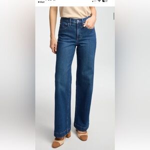 J crew High rise wide leg jeans